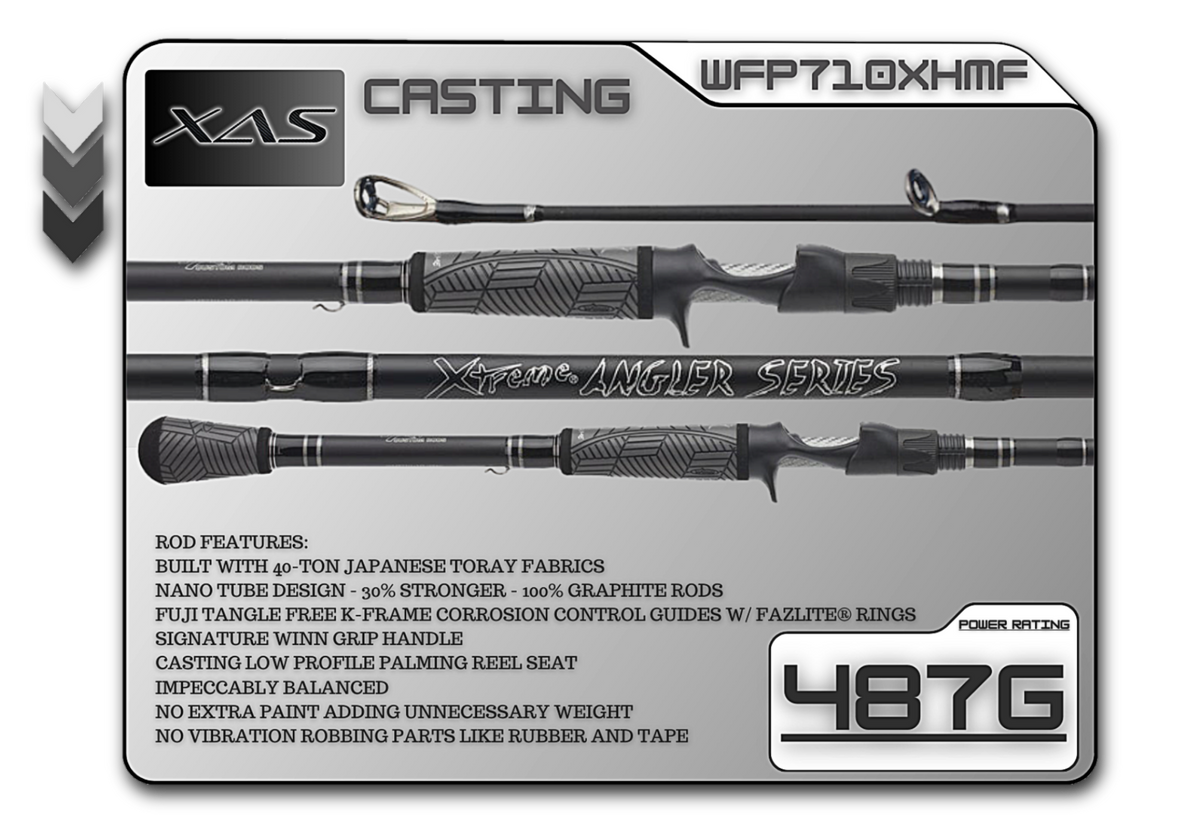 Fish Xtreme WFP710XHMF 7'10" Extra Heavy Moderate-Fast Flipping Rod