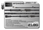 Fish Xtreme WMBSH74MF Legacy 7'4" Medium Fast Spinning Rod